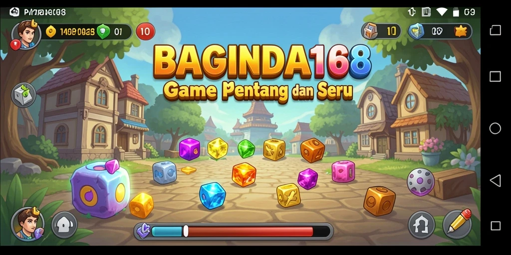 Screenshot gameplay BAGINDA168 menampilkan tantangan puzzle yang menarik.