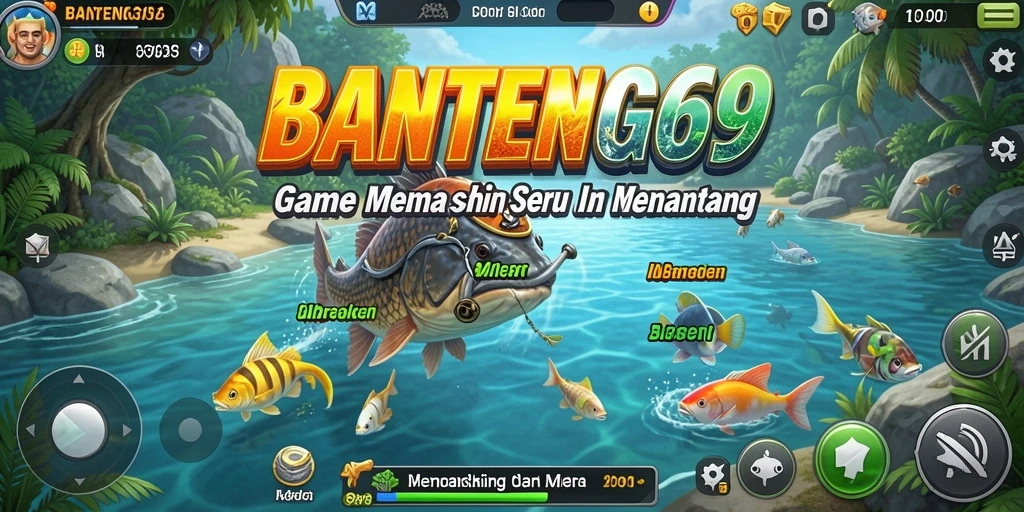 Tampilan Gameplay Memancing BANTENG69 yang Menarik dan Seru
