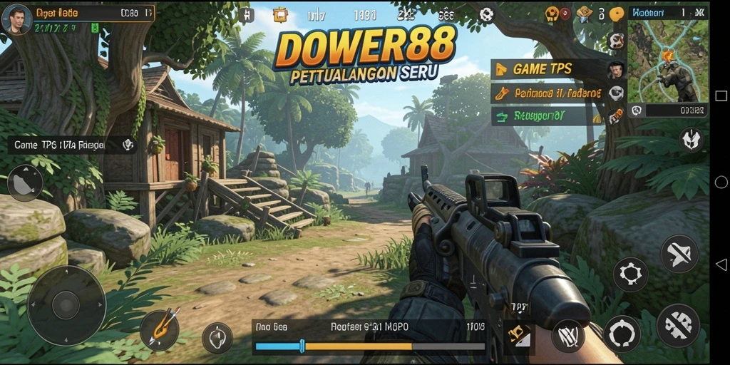 Tampilan gameplay DOWER88 yang menegangkan dan strategis.