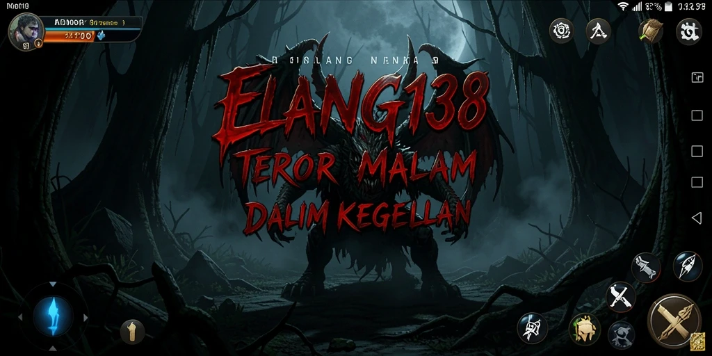 Gameplay menegangkan dari ELANG138 di dunia horror.