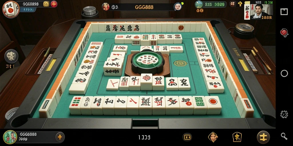 Tampilan gameplay GGG888 dengan keindahan grafis Mahjong.