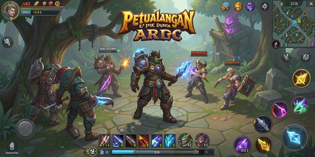 Tampilan menakjubkan dari pertarungan ARPG di JJ62.