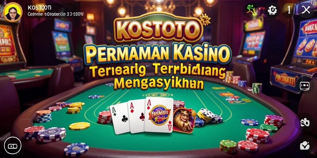 Tampilan menarik dari gameplay Kasino KOSTOTO yang mengasyikkan.