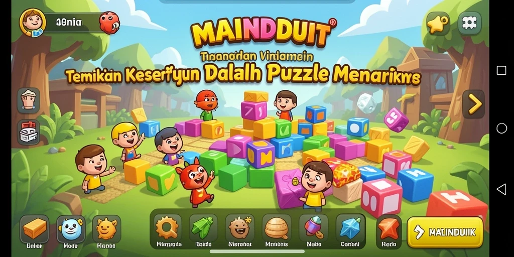 Gameplay seru puzzle MAINDUIT dengan tantangan menarik.