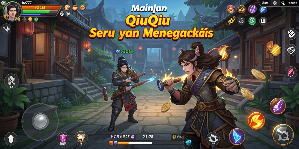 Tampilan gameplay seru di NA777 QiuQiu.