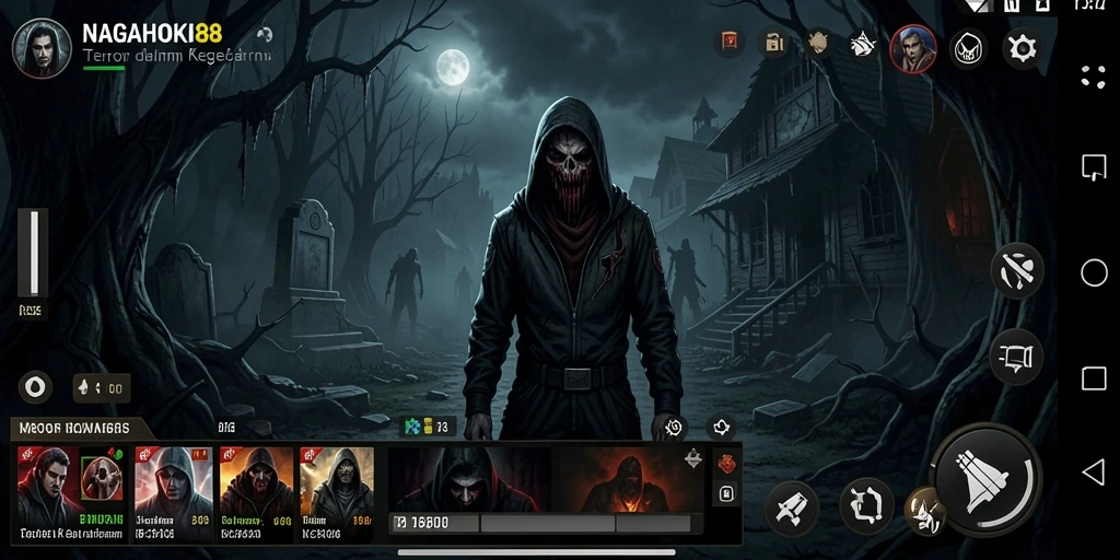 Gameplay NAGAHOKI88 yang penuh dengan teror dan kegelapan.