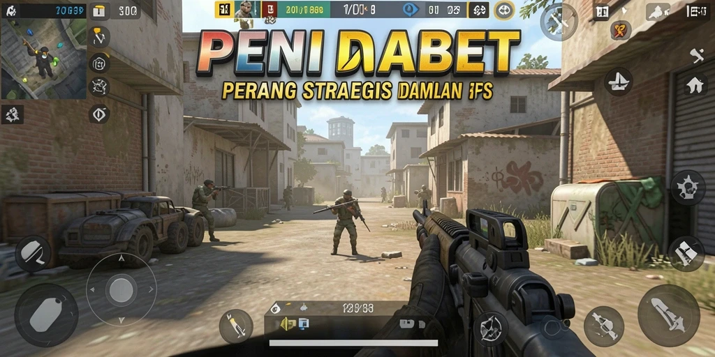 Screenshot gameplay PENIDABET menampilkan aksi tembak-menembak yang intens.