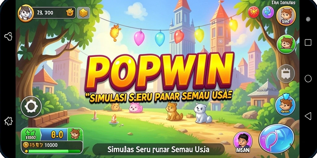 Screenshot menunjukkan gameplay menarik dari <strong>POPWIN</strong> yang menghadirkan simulasi realistis.