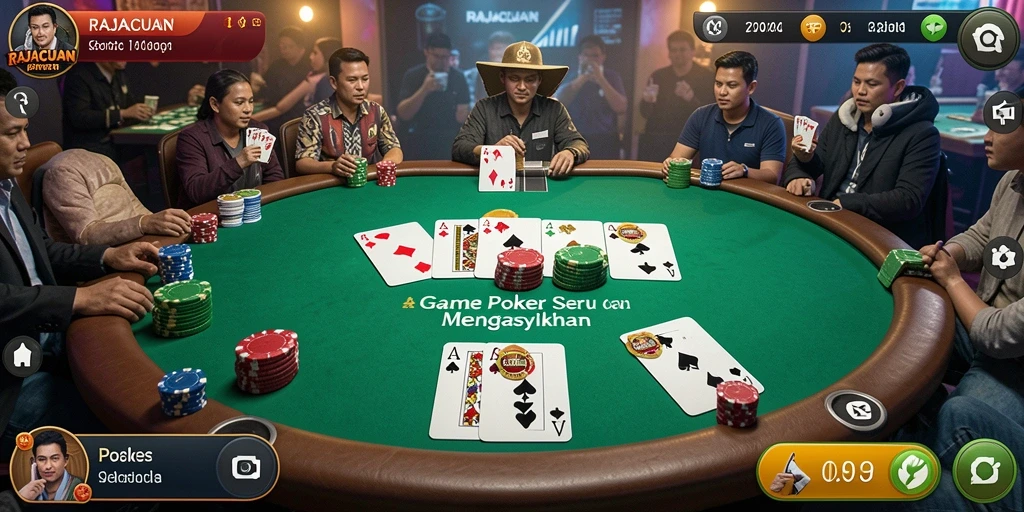 Gameplay mendebarkan di RAJACUAN dengan teman-teman.