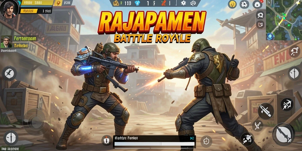 Gameplay seru dengan pertempuran intens di RAJAPAMEN.