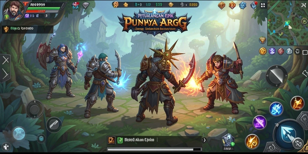Gameplay seru dalam RR999 yang penuh tantangan ARPG.