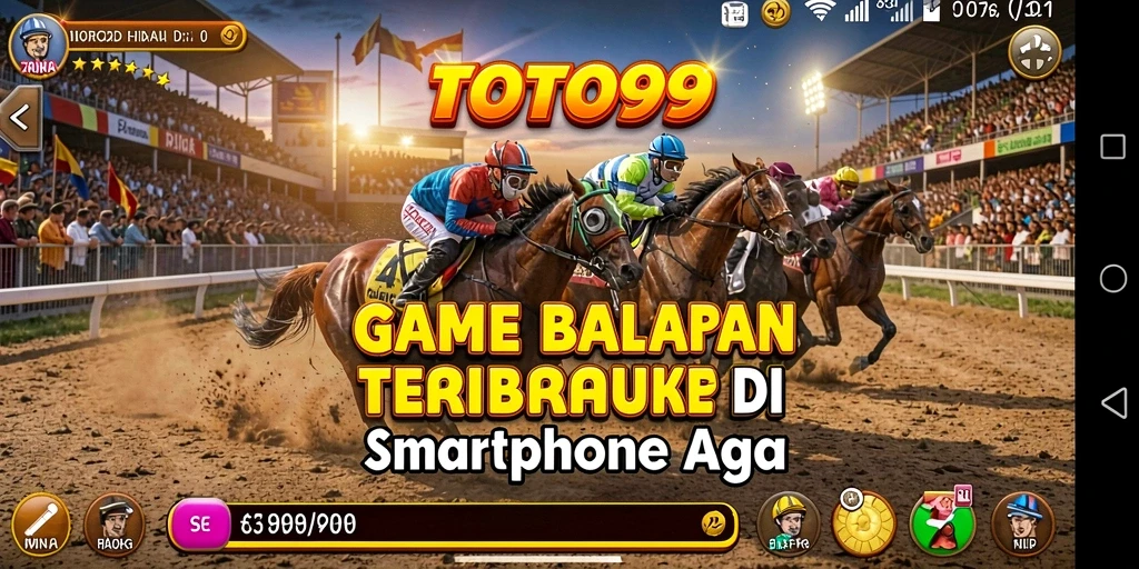 Tampilan gameplay balapan yang mendebarkan di TOTO99.