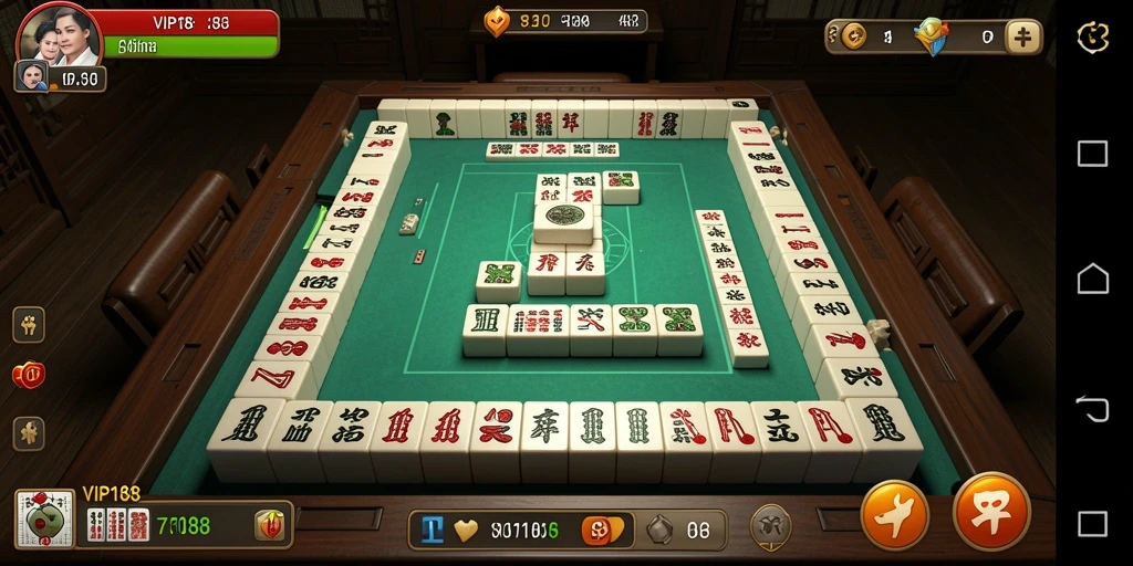 Screenshot gameplay VIP188 dengan grafis Mahjong yang menarik.