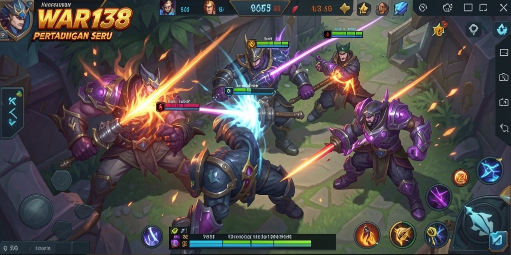 Tampilan menarik dari gameplay <strong>WAR138</strong> yang mendebarkan dan penuh aksi.