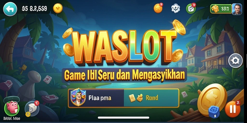 Screenshot gameplay WASLOT menampilkan karakter yang mengumpulkan sumber daya dengan baik.