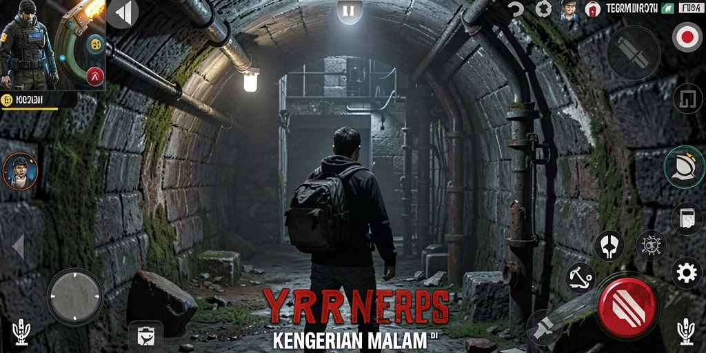 Gameplay YYRR menampilkan kegelapan dan teror yang menghantui.